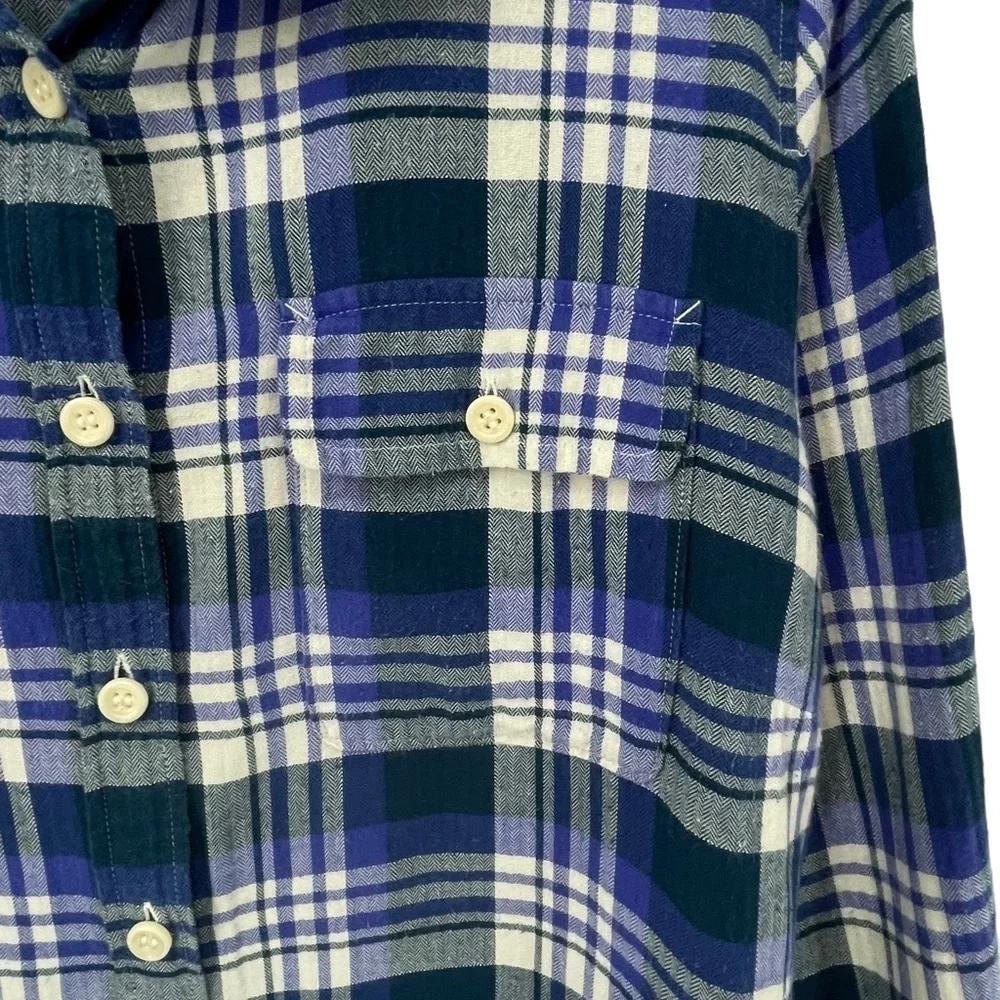 J Crew Acropolis Classic Collared, Plaid Button-Up Shirt - Sz 12
